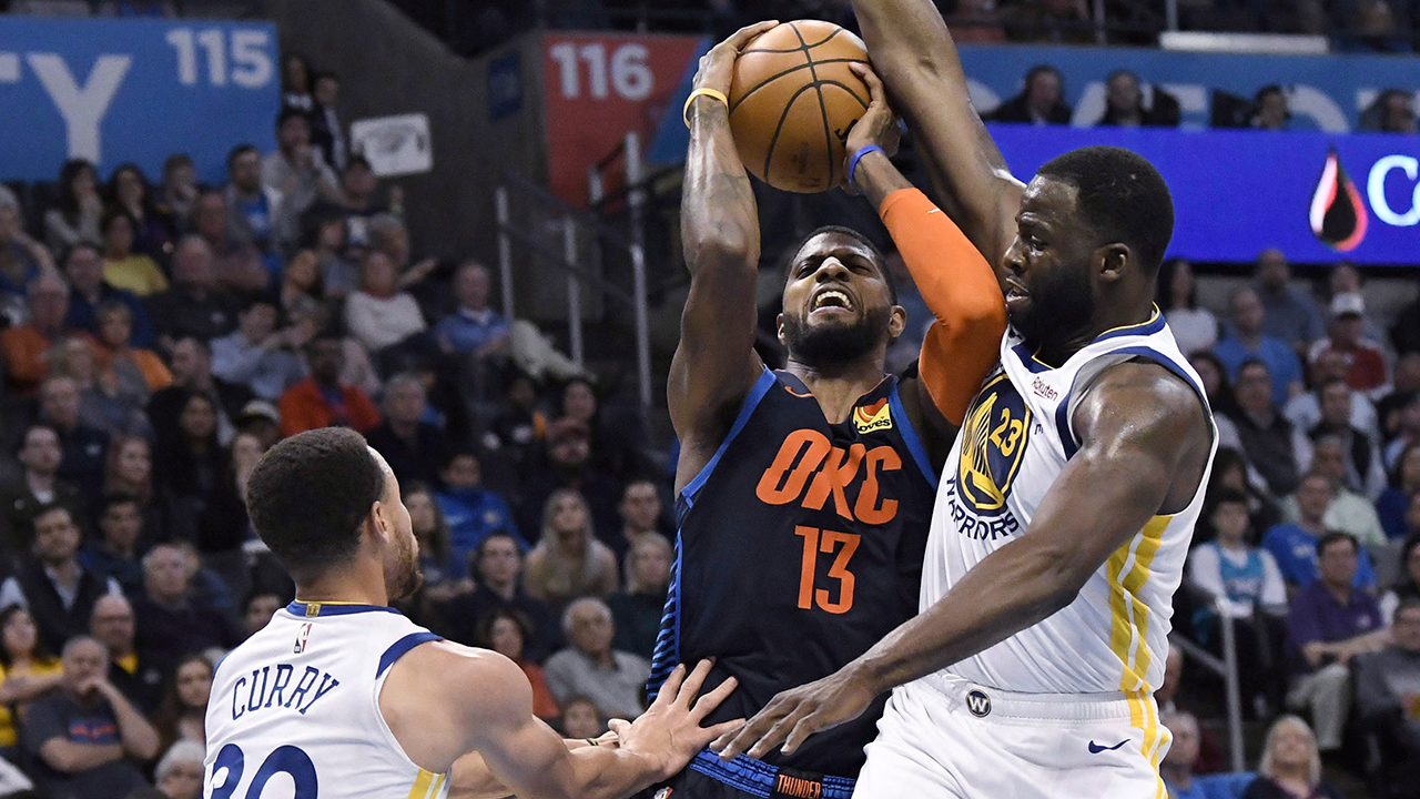 Warriors defend Paul George